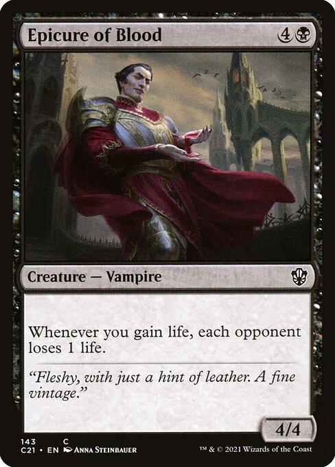 Epicure of Blood - Commander 2021 Magic card