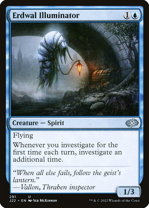 尔卓道燃灯灵 (Erdwal Illuminator) - Jumpstart 2022 (#291) - Illustrated by Seb McKinnon - Magic: The Gathering Card