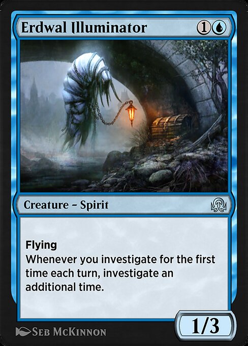 Illuminateur de l'Erdwal (Erdwal Illuminator) - Murders at Karlov Manor Commander (#104) - Illustrated by Erikas Perl - Magic: The Gathering Card