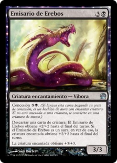 Посланник Эреба (Erebos's Emissary) - Theros (#86) - Illustrated by Sam Burley - Magic: The Gathering Card