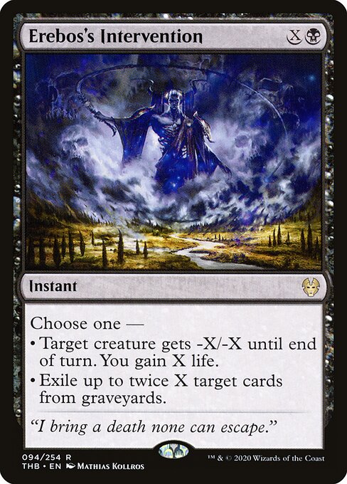 Erebos's Intervention - Theros Beyond Death Magic card