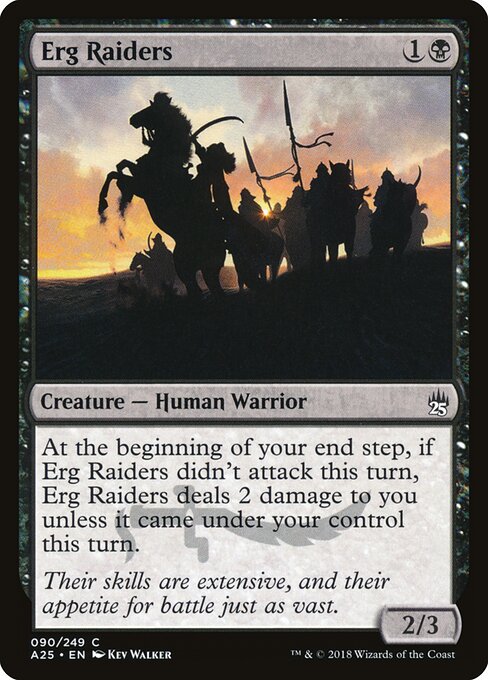 Erg Raiders - Masters 25 Magic card
