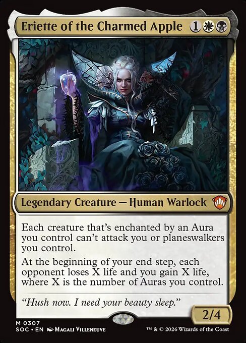 Eriette of the Charmed Apple - Secrets of Strixhaven Commander Magic card