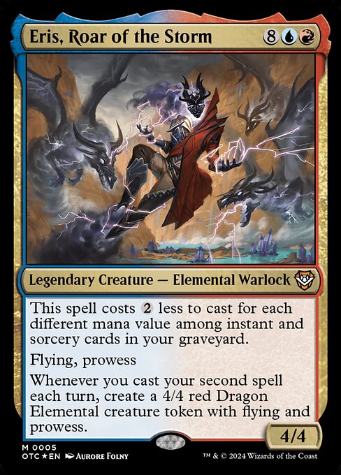Eris, Roar of the Storm - Outlaws of Thunder Junction Commander (#5) - Illustrated by Aurore Folny - Magic: The Gathering Card