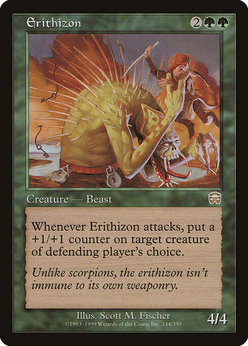 Erithizon - Mercadian Masques Magic card