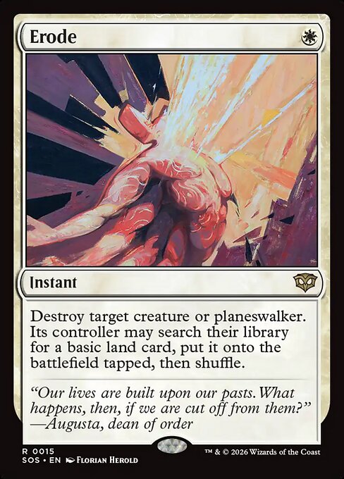 Erode - Secrets of Strixhaven Magic card