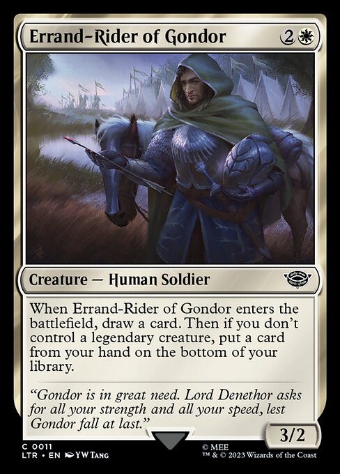 Errand-Rider of Gondor - The Lord of the Rings: Tales of Middle-earth Magic card
