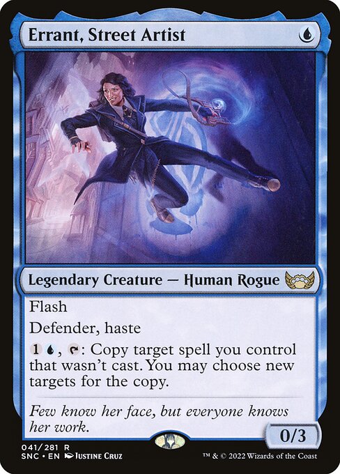 Errant, Street Artist - Streets of New Capenna Magic card