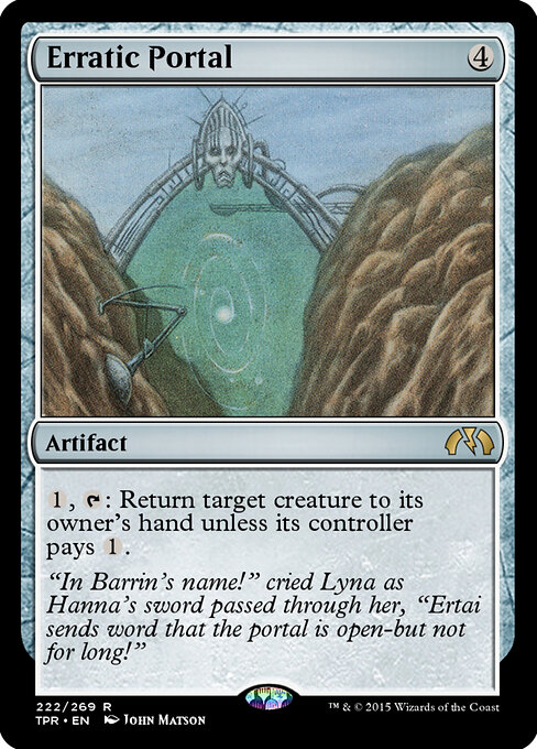 Erratic Portal - Tempest Remastered Magic card