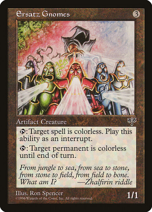 Ersatz Gnomes - Mirage Magic card