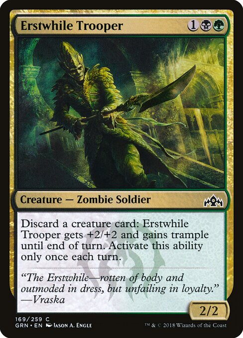 Erstwhile Trooper - Guilds of Ravnica Magic card