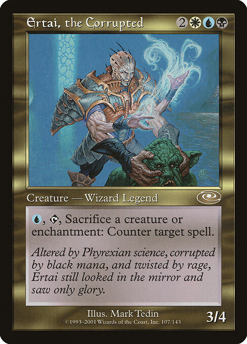 Ertai, the Corrupted - Planeshift (#107) - Illustrated by Mark Tedin - Magic: The Gathering Card