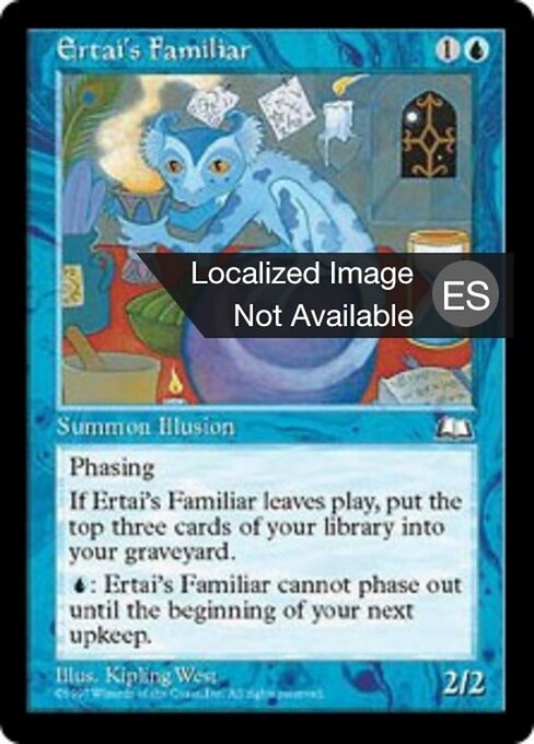 アーテイの使い魔 (Ertai's Familiar) - Weatherlight (#38) - Illustrated by Kipling West - Magic: The Gathering Card