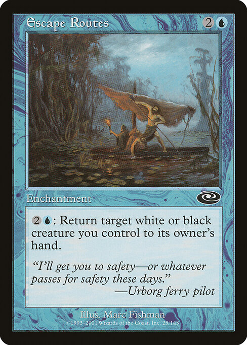 Escape Routes - Planeshift Magic card