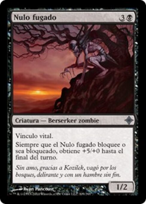Nulo fugado (Escaped Null) - Rise of the Eldrazi (#109) - Illustrated by Ryan Pancoast - Magic: The Gathering Card