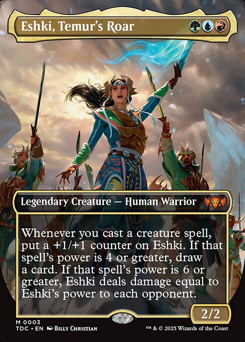 Eshki, Temur's Roar - Tarkir: Dragonstorm Commander Magic card