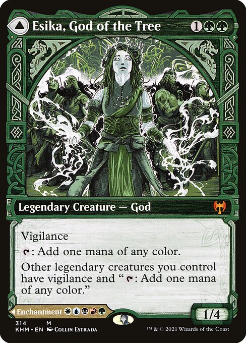Esika, God of the Tree // The Prismatic Bridge art by Collin Estrada