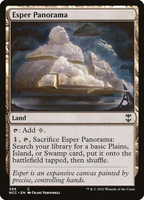 Esper Panorama - New Capenna Commander Magic card