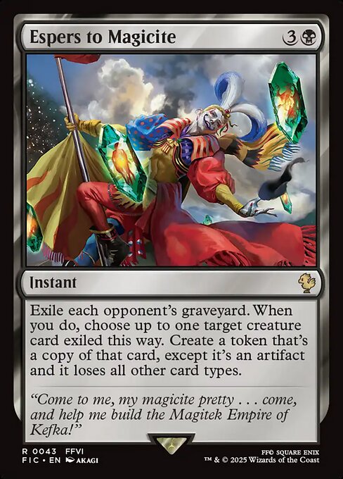 Espers to Magicite - Final Fantasy Commander Magic card