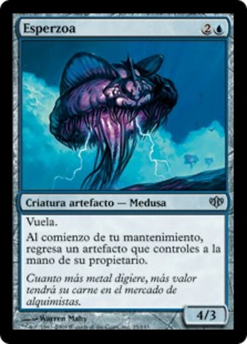 Esperzoa - Duel Decks: Elspeth vs. Tezzeret (#47) - Illustrated by Warren Mahy - Magic: The Gathering Card