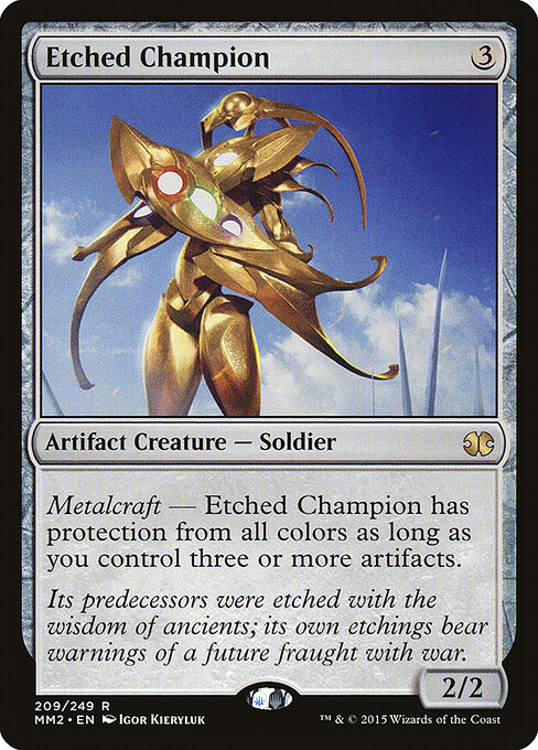 Etched Champion - Modern Masters 2015 Magic card