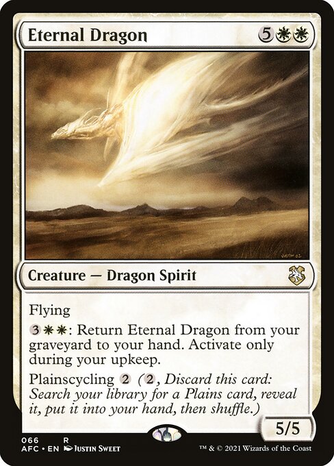 Eternal Dragon - Forgotten Realms Commander (#66) - Illustrated by Justin Sweet - Magic: The Gathering Card