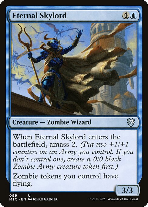 Eternal Skylord - Midnight Hunt Commander Magic card