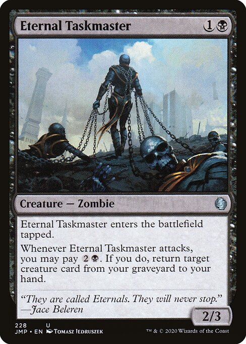 Eternal Taskmaster - Jumpstart Magic card