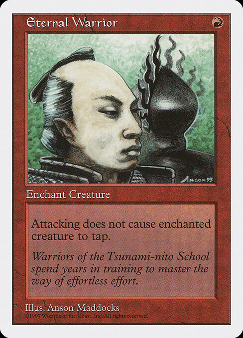 Eternal Warrior - Fifth Edition Magic card