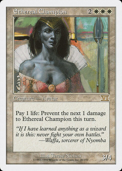 Ethereal Champion - Classic Sixth Edition Magic card
