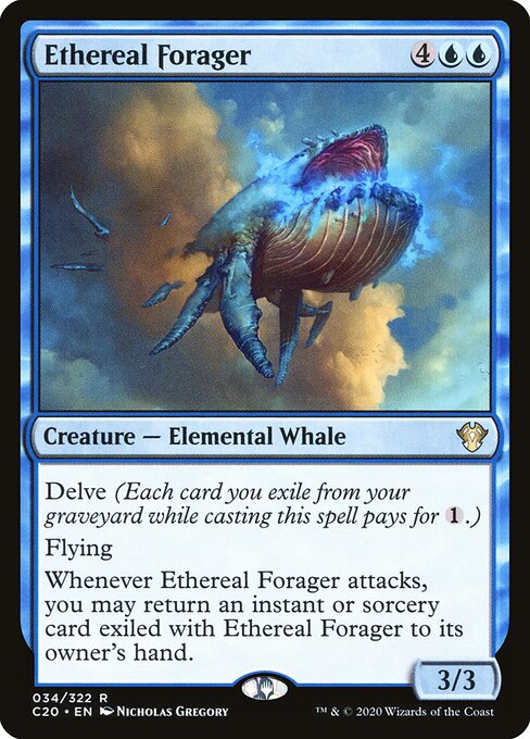 Ethereal Forager - Commander 2020 Magic card