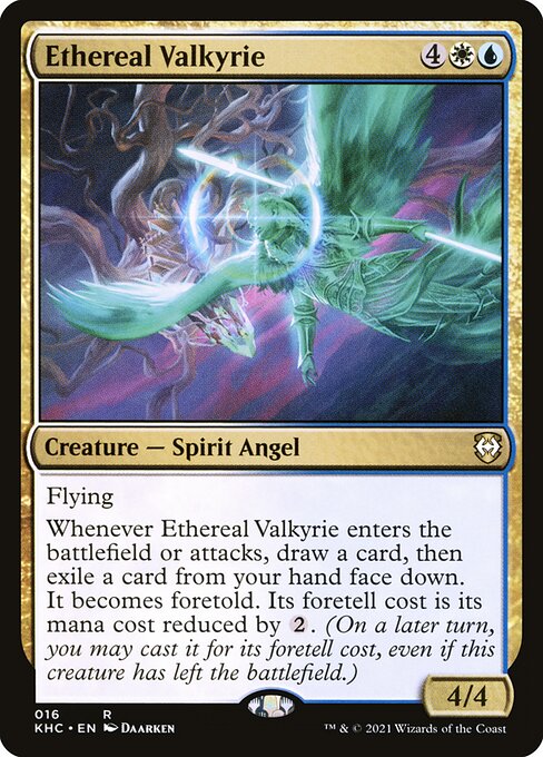Ethereal Valkyrie - Kaldheim Commander Magic card