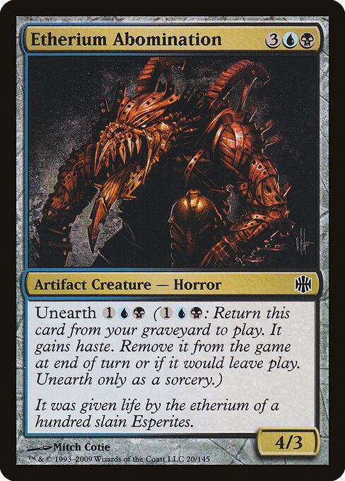 Etherium Abomination - Alara Reborn Magic card