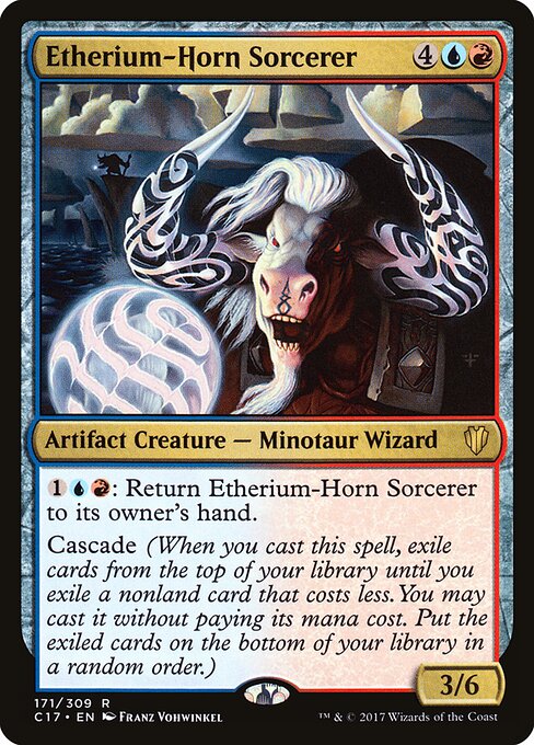 Etherium-Horn Sorcerer - Commander 2017 Magic card