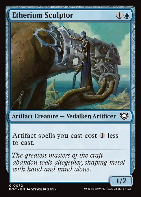 Etherium Sculptor - Edge of Eternities Commander Magic card