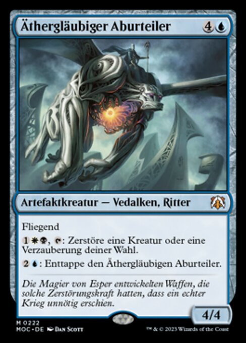 Giudice Eterico (Ethersworn Adjudicator) - Conflux (#26) - Illustrated by Dan Murayama Scott - Magic: The Gathering Card