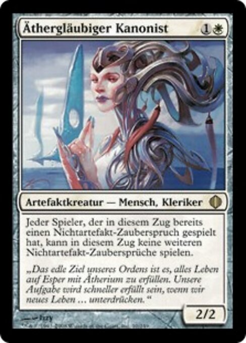 Canonista Eterica (Ethersworn Canonist) - Shards of Alara (#10) - Illustrated by Izzy - Magic: The Gathering Card