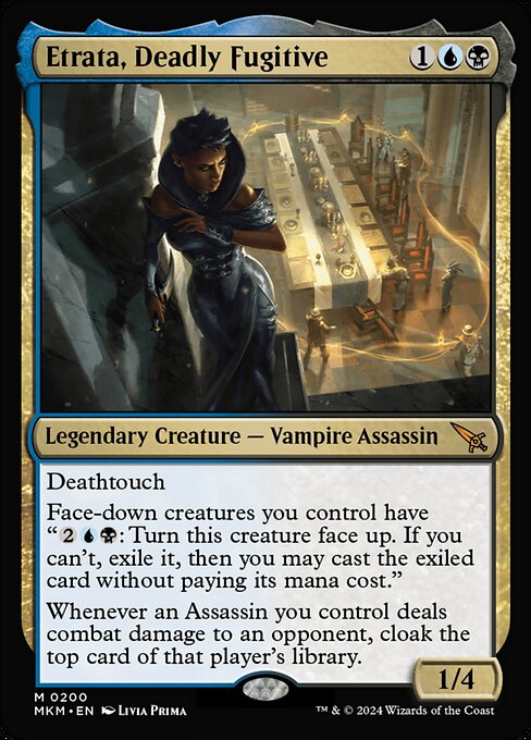 Etrata, Deadly Fugitive - Murders at Karlov Manor Magic card