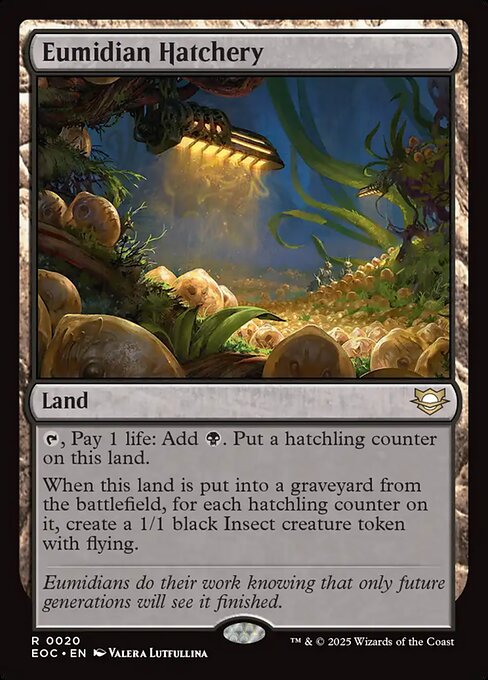 Eumidian Hatchery - Edge of Eternities Commander Magic card