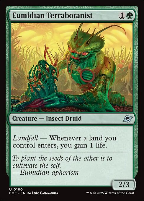 Eumidian Terrabotanist - Edge of Eternities Magic card