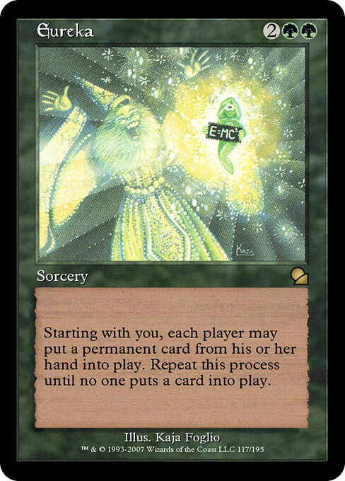 Eureka - Legends (#185) - Illustrated by Kaja Foglio - Magic: The Gathering Card