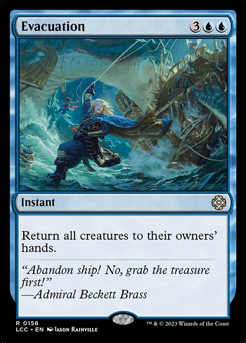 Evacuation - The Lost Caverns of Ixalan Commander Magic card