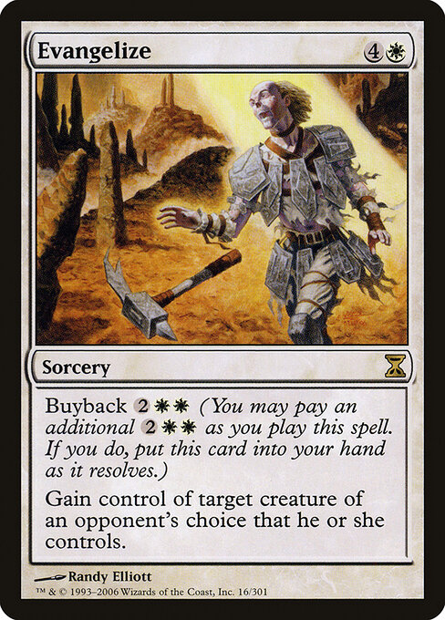 Evangelize - Time Spiral Magic card