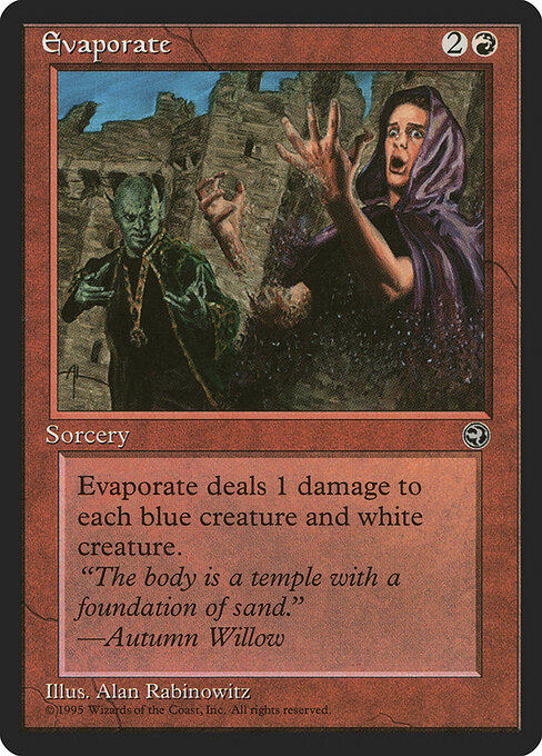 Evaporate - Homelands Magic card