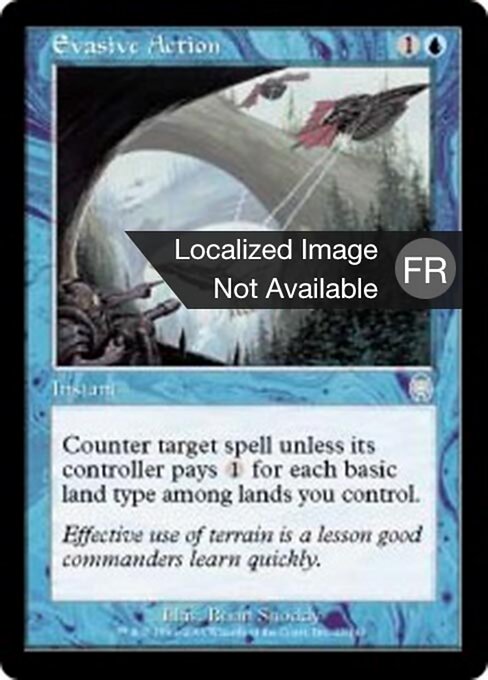 Action d'évitement (Evasive Action) - Apocalypse (#23) - Illustrated by Brian Snõddy - Magic: The Gathering Card