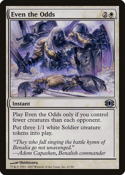 Even the Odds - Future Sight Magic card