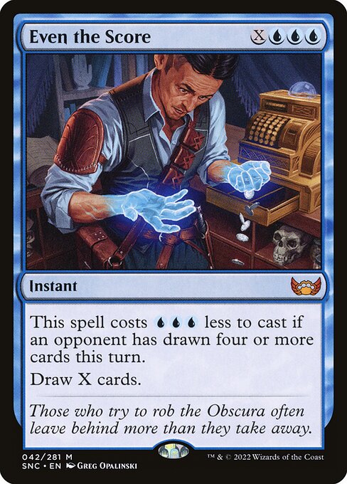 Even the Score - Streets of New Capenna Magic card