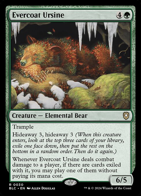 Evercoat Ursine - Bloomburrow Commander Magic card