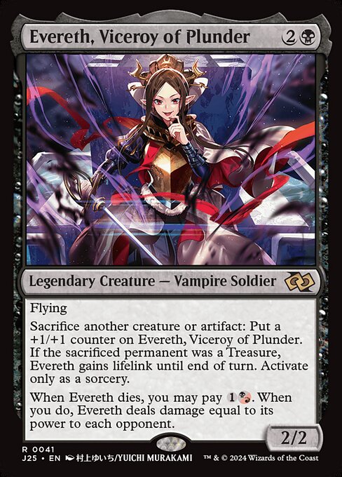Evereth, Viceroy of Plunder - Foundations Jumpstart Magic card
