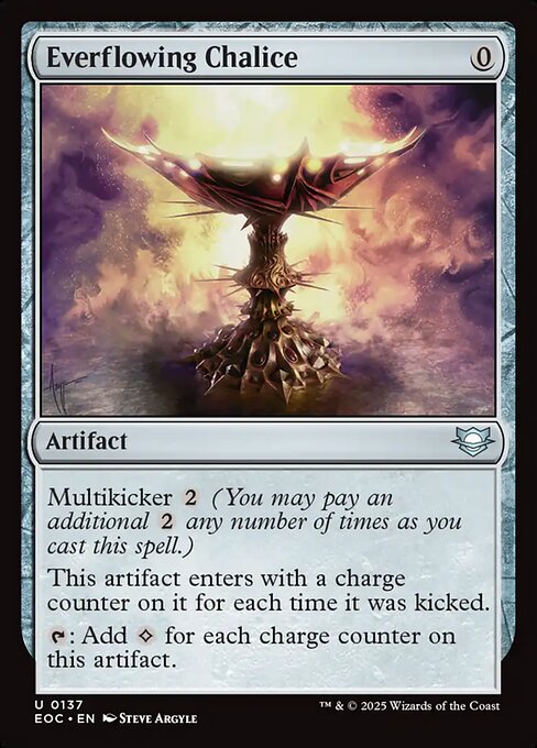 Everflowing Chalice - Edge of Eternities Commander Magic card